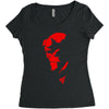 hellboy comic superhero cool Women's Triblend Scoop T-shirt