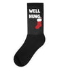 well hung endowed christmas stocking funny Socks