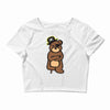 pirate bear Crop Top