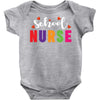 School Nurse Baby Bodysuit
