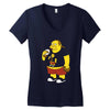 fractal comic book guy Women's V-Neck T-Shirt