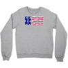 american freedom flag Crewneck Sweatshirt