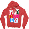 new mudhoney logo Zipper Hoodie