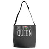 melanated queen Adjustable Strap Totes