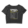 April Girl Facts Taurus Crop Top