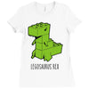 legosaurus rex Ladies Fitted T-Shirt