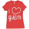 i love glasto (2) Ladies Fitted T-Shirt