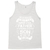 Super Cool Father Of A Freaking Awesome Son Tank Top