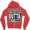 straight outta salty springs Zipper Hoodie
