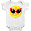 Lemon with Disco Glasses Baby Bodysuit