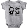 i love you Baby Bodysuit