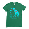 t rex diet Ladies Fitted T-Shirt