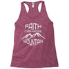 faith can move mountain Racerback Tank