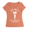 hillbilly hog wrestling champ Women's Triblend Scoop T-shirt