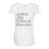 a litle life book Maternity Scoop Neck T-shirt