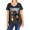 dobre twins Ladies Curvy T-Shirt