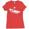 baby an board Ladies Fitted T-Shirt