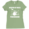 weapon of mass percussion Ladies Fitted T-Shirt