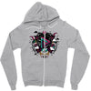 pseudo triangle Zipper Hoodie