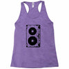 oldschool cassette Racerback Tank