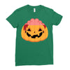 pumpkin brain Ladies Fitted T-Shirt