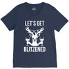let's get blitzened 1 V-Neck Tee