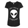 flash to your leader don`t take me Maternity Scoop Neck T-shirt