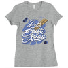 let's drift away Ladies Fitted T-Shirt