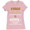 Virgo Hated By Many Wanted By Plenty Disliked By Some Confronted By No Ladies Fitted T-Shirt