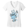 octobunny returns Women's V-Neck T-Shirt