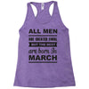 all men are created equal march Racerback Tank