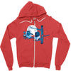night owl Zipper Hoodie