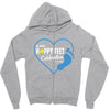 happy feet Zipper Hoodie