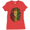 rasta lion Ladies Fitted T-Shirt