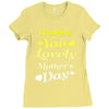 wishing you lovely mother's day Ladies Fitted T-Shirt