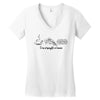 i'm a simple woman Women's V-Neck T-Shirt