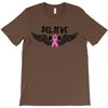 angel wing believe breast cancer T-Shirt