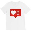 no love notification V-Neck Tee