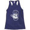 talk to the hand Racerback Tank