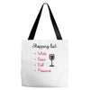 wine shopping Tote Bags