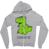 legosaurus rex Zipper Hoodie