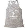 i don't trip Racerback Tank