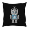 wind up cyberman Throw Pillow