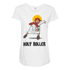 holy roller Maternity Scoop Neck T-shirt