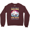 I Wish I Were a Unicorn So I Could Stab Idiots with My Head Crewneck Sweatshirt