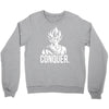 conquer   super saiyan goku Crewneck Sweatshirt