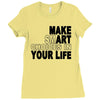 make smart choicees in your life Ladies Fitted T-Shirt