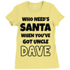 secret santa Ladies Fitted T-Shirt