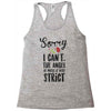 sorry i can't the angel of music is very strict Racerback Tank