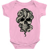 skull snake Baby Bodysuit